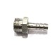 SS Hose Nipple Hex Adapter Male Commercial. Stainless Steel 304.